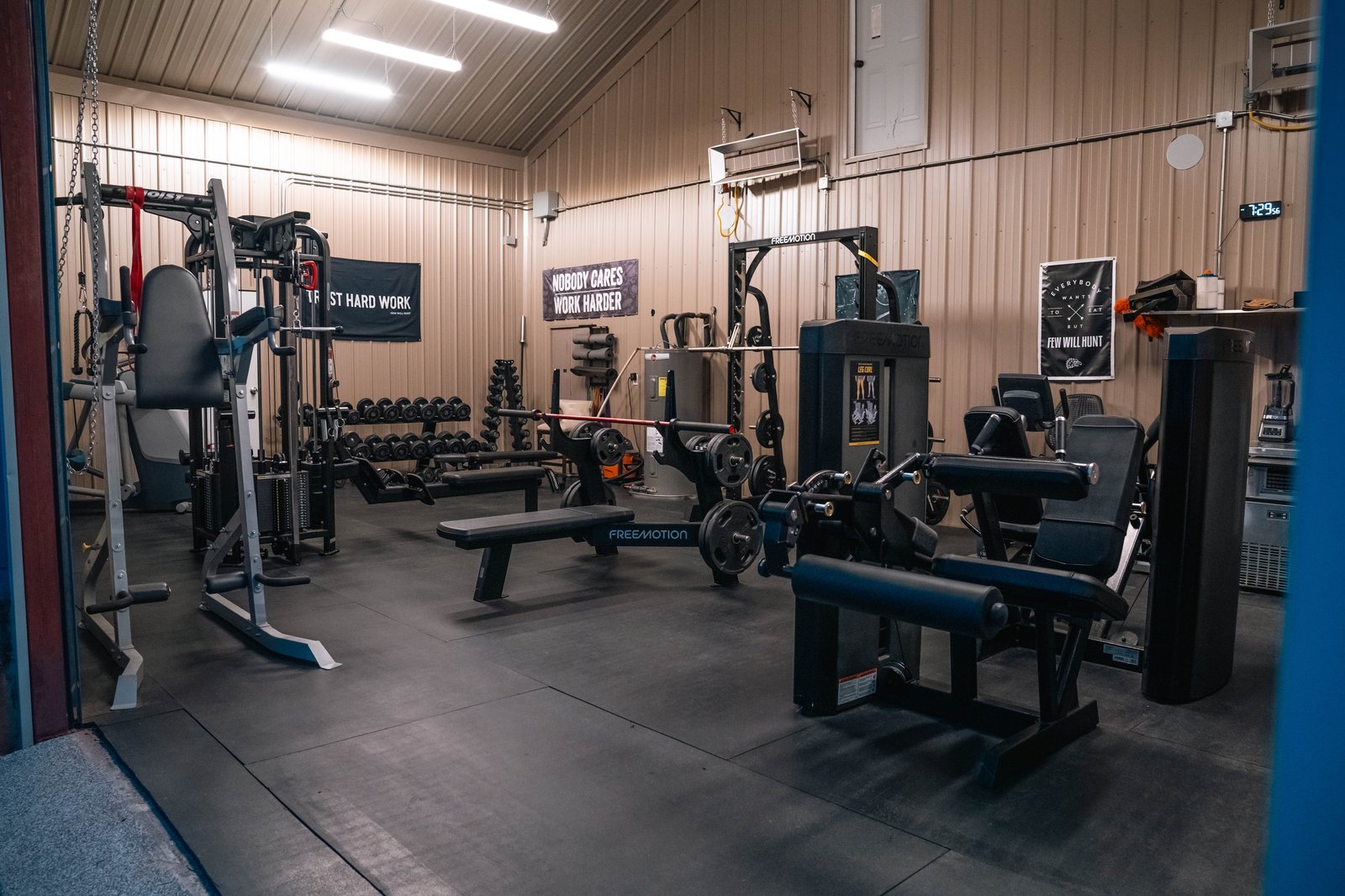 Full gym at Crown Point Ranch